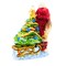 Glitter Lab 5.25 In Baby Hare In Tartan Pants Christmas Tree Ornament , Christmas Decor Animal Rabbit Holiday